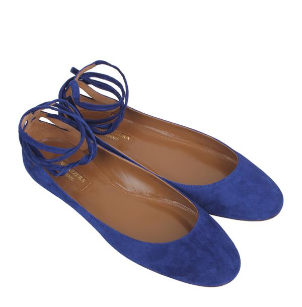 AQUAZZURA 型号：HEAFLAA0SUE  INDIGO